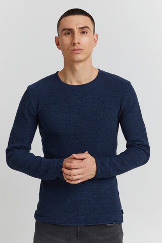 INDICODE JEANS Sweater 'Corto' in Blue: front