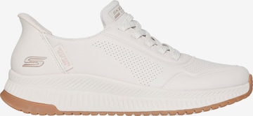 SKECHERS Slip-Ons in White: front