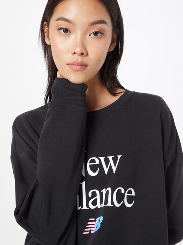 new balance Sweatshirt in Schwarz