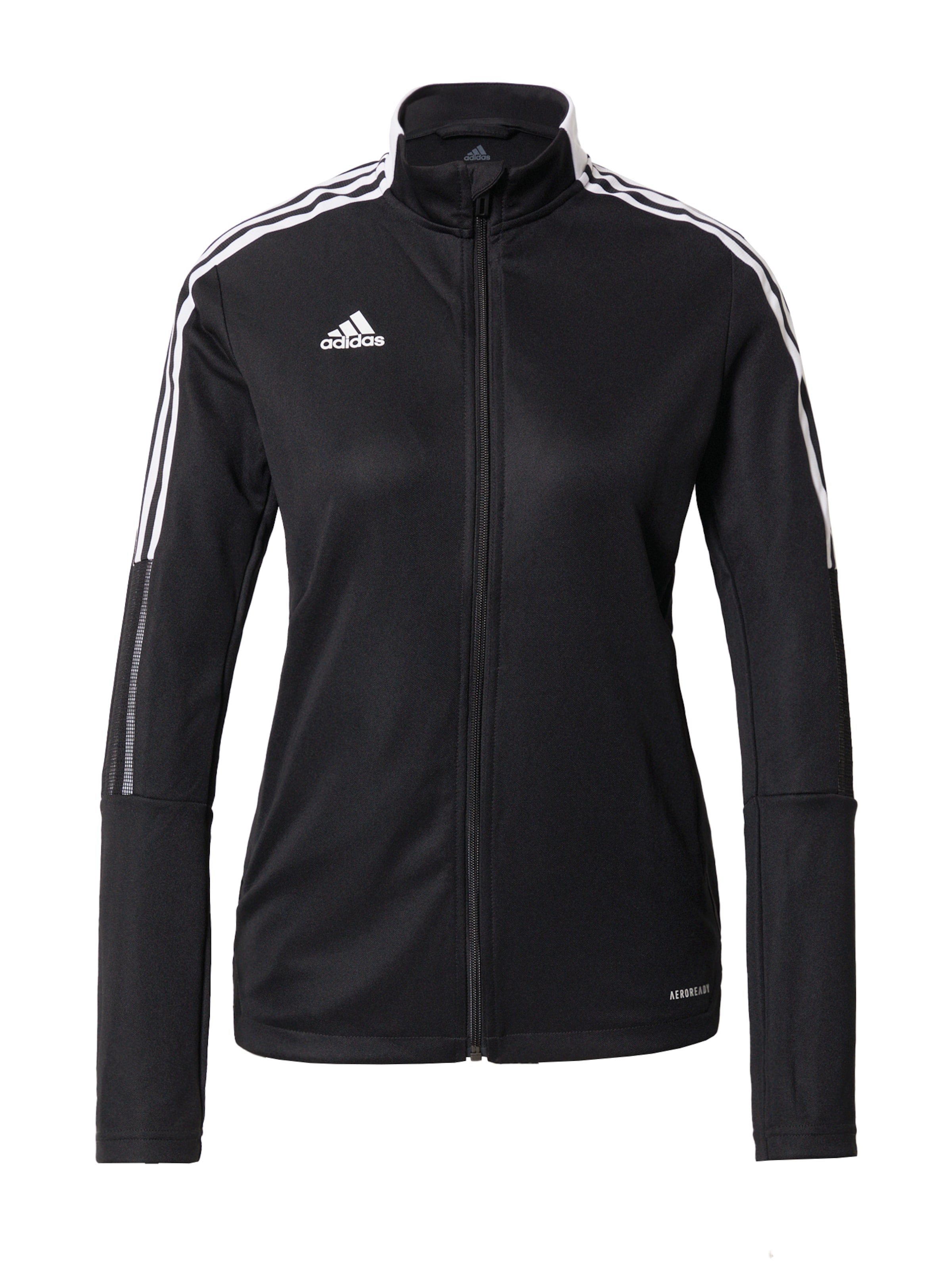 ADIDAS SPORTSWEAR Trainingsjack 'Tiro 21' in Zwart: voorkant