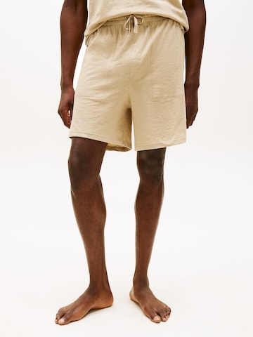 Tommy Hilfiger Underwear Pajama pants 'Essential' in Beige: front