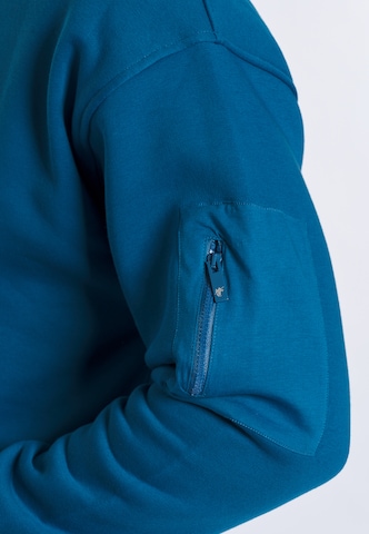 DENIM CULTURE Sweatshirt 'SAORO' in Blauw