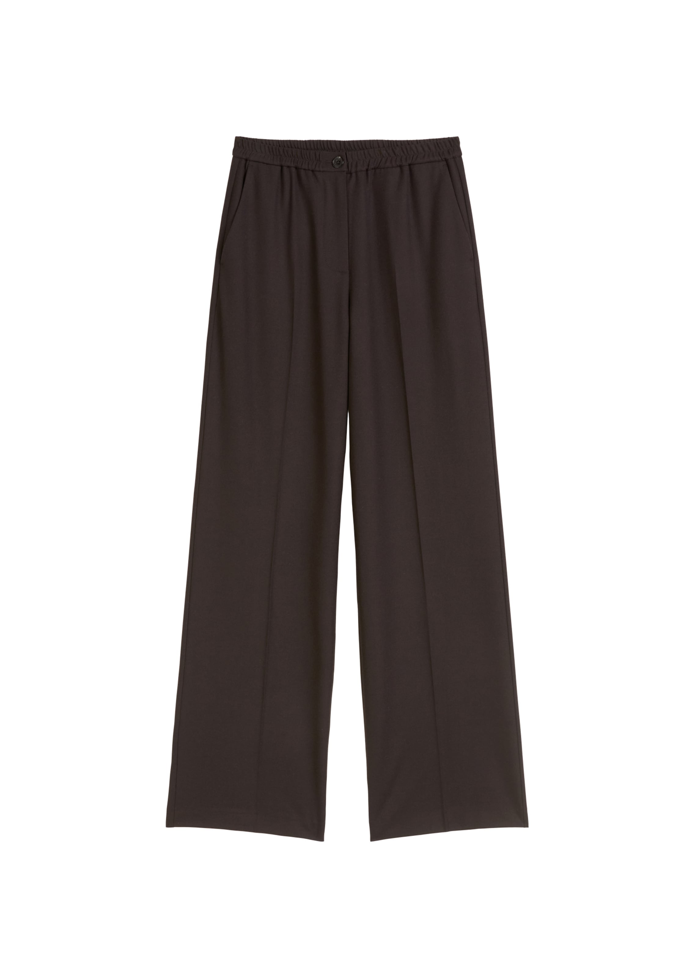 Marc O'Polo Laiad sääred Viikidega püksid, värv pruun: eest vaates