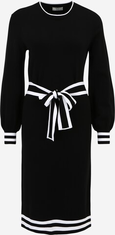 Robes en maille Wallis Petite en noir : devant