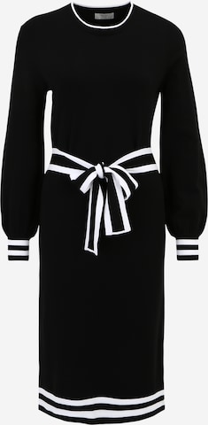 Wallis Petite Kootud kleit, värv must: eest vaates