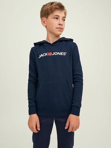 Jack & Jones Junior Sweatshirt in Blauw: voorkant