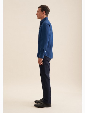 SEIDENSTICKER Slim fit Overhemd in Blauw