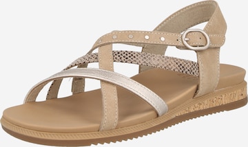 SKECHERS Sandály 'DESERT KISS LOW - SEASIDE SLI' – šedá: přední strana