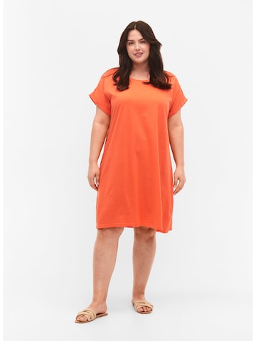 Zizzi Kleid 'Brynn' in Orange