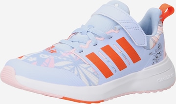 ADIDAS SPORTSWEAR Athletic Shoes 'Disney Fortarun 2.0 Moana Cloudfoam Elastic Lace Strap' in Blue: front