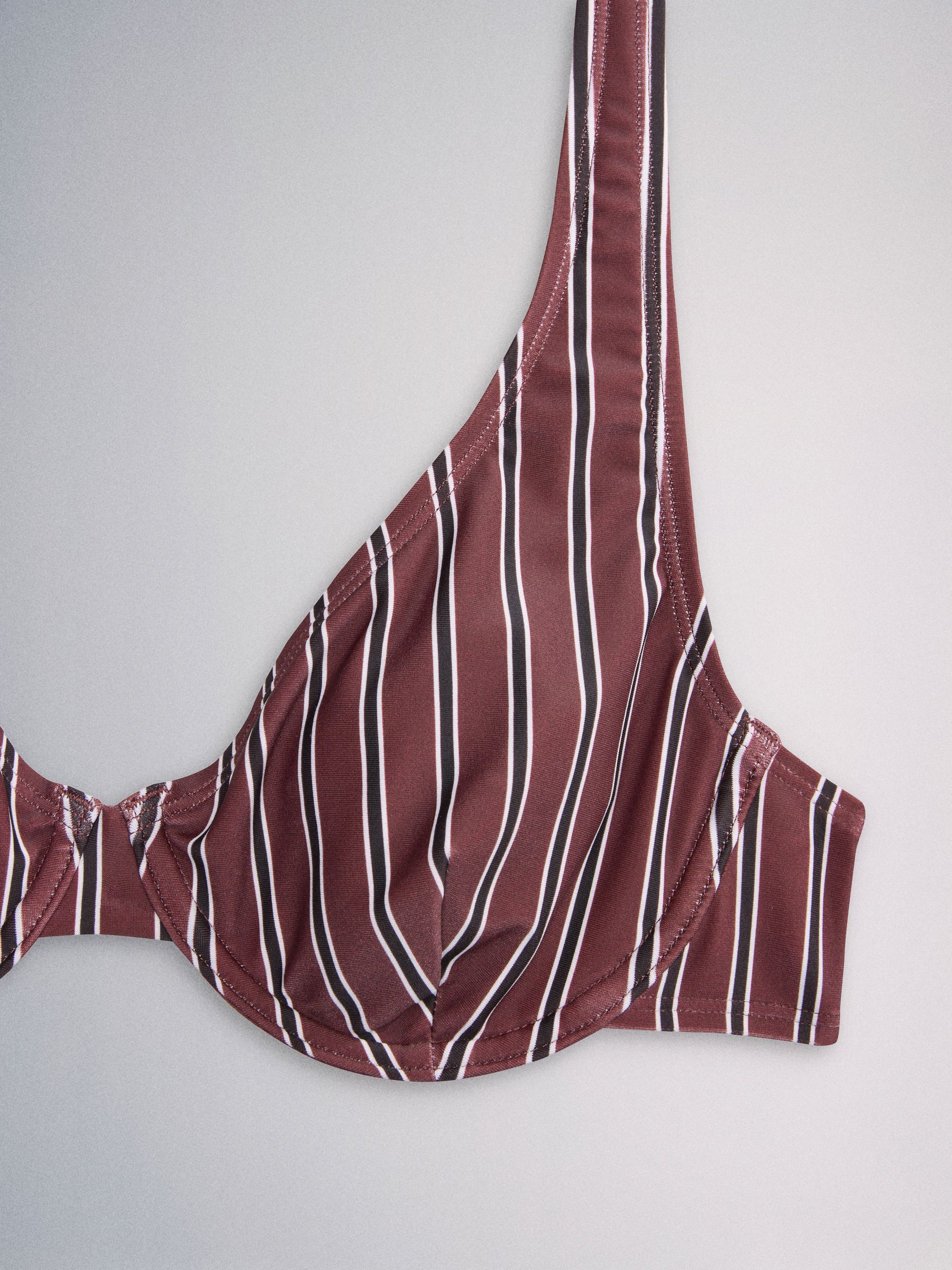 The Set Triangen Bikiniöverdel i brun
