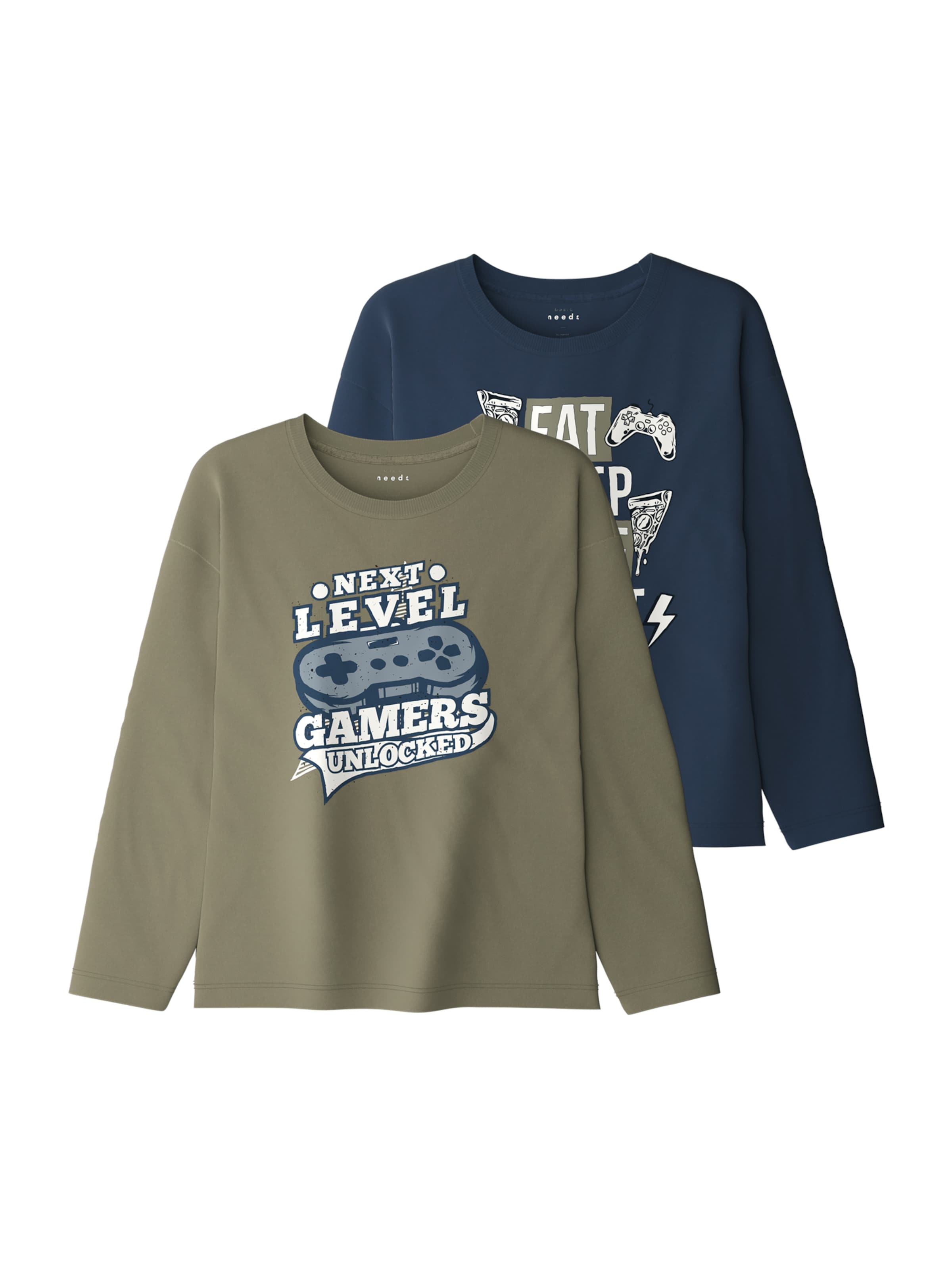 NAME IT Shirt 'NKMVICTOR' in Blue: front