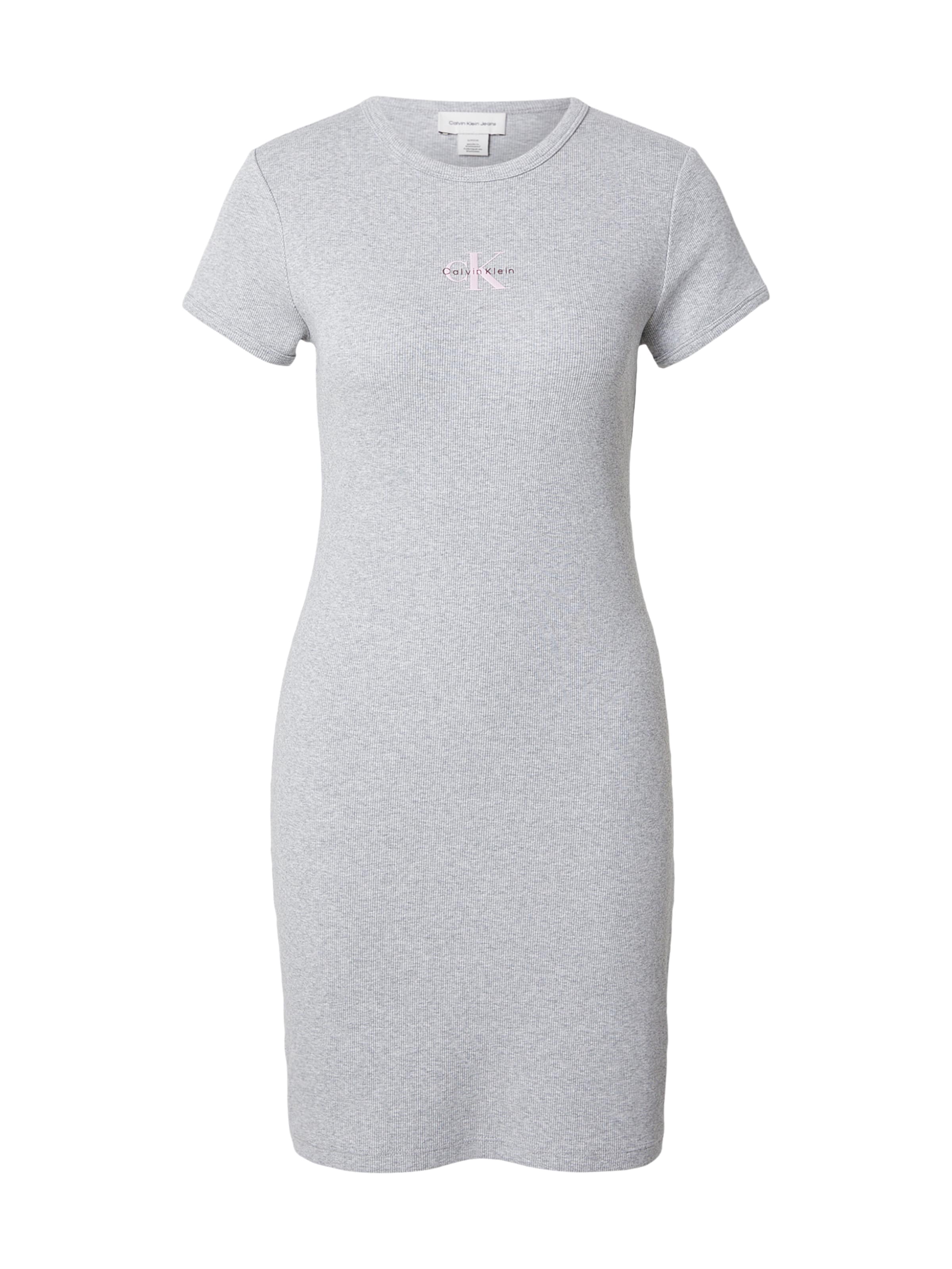 Calvin Klein Jeans Φόρεμα σε γκρι μελανζέ / ορχιδέα / κυκλάμινο, Άποψη προϊόντος