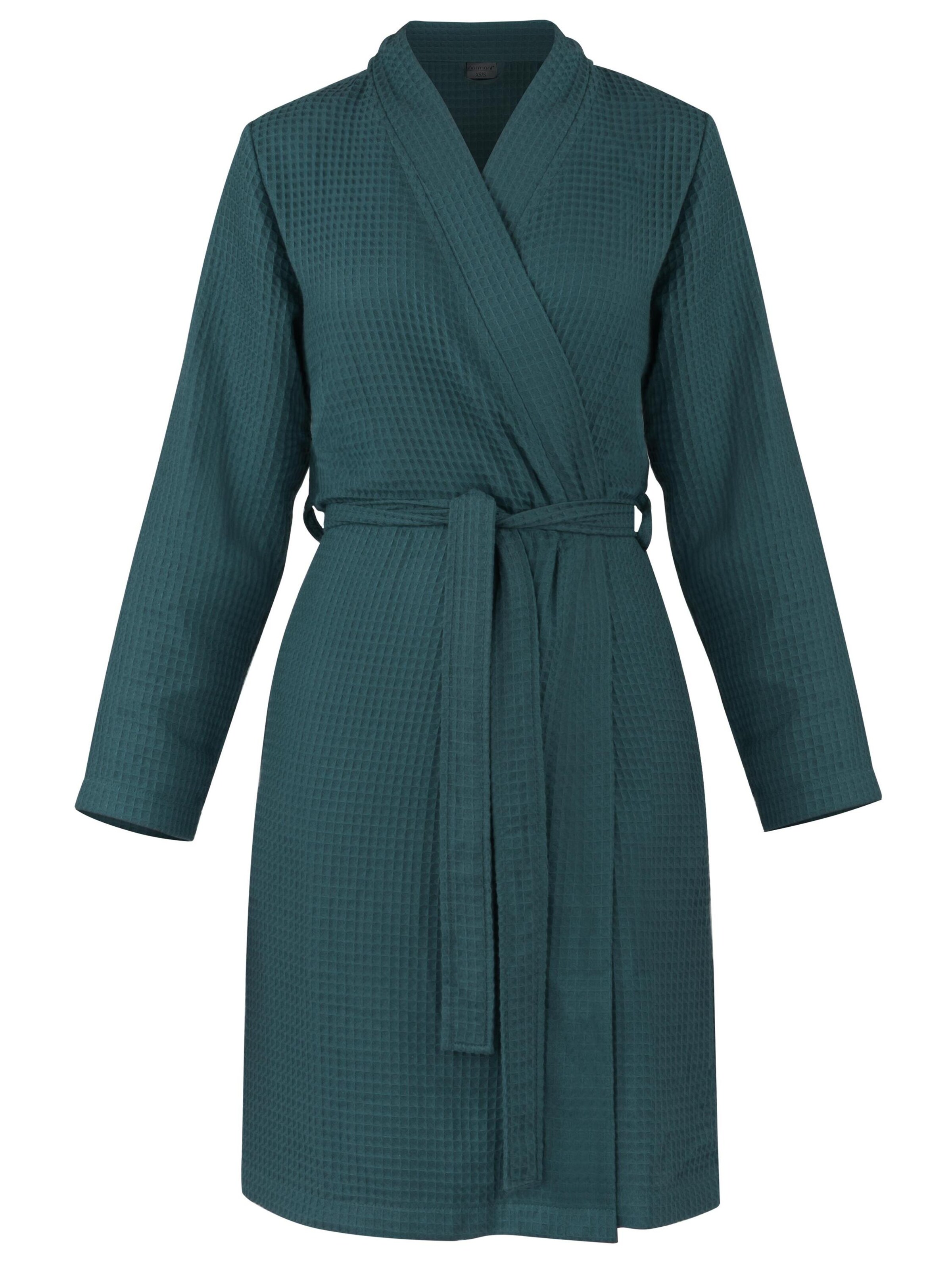 normani Ochtendjas 'Manisa' in Groen: voorkant