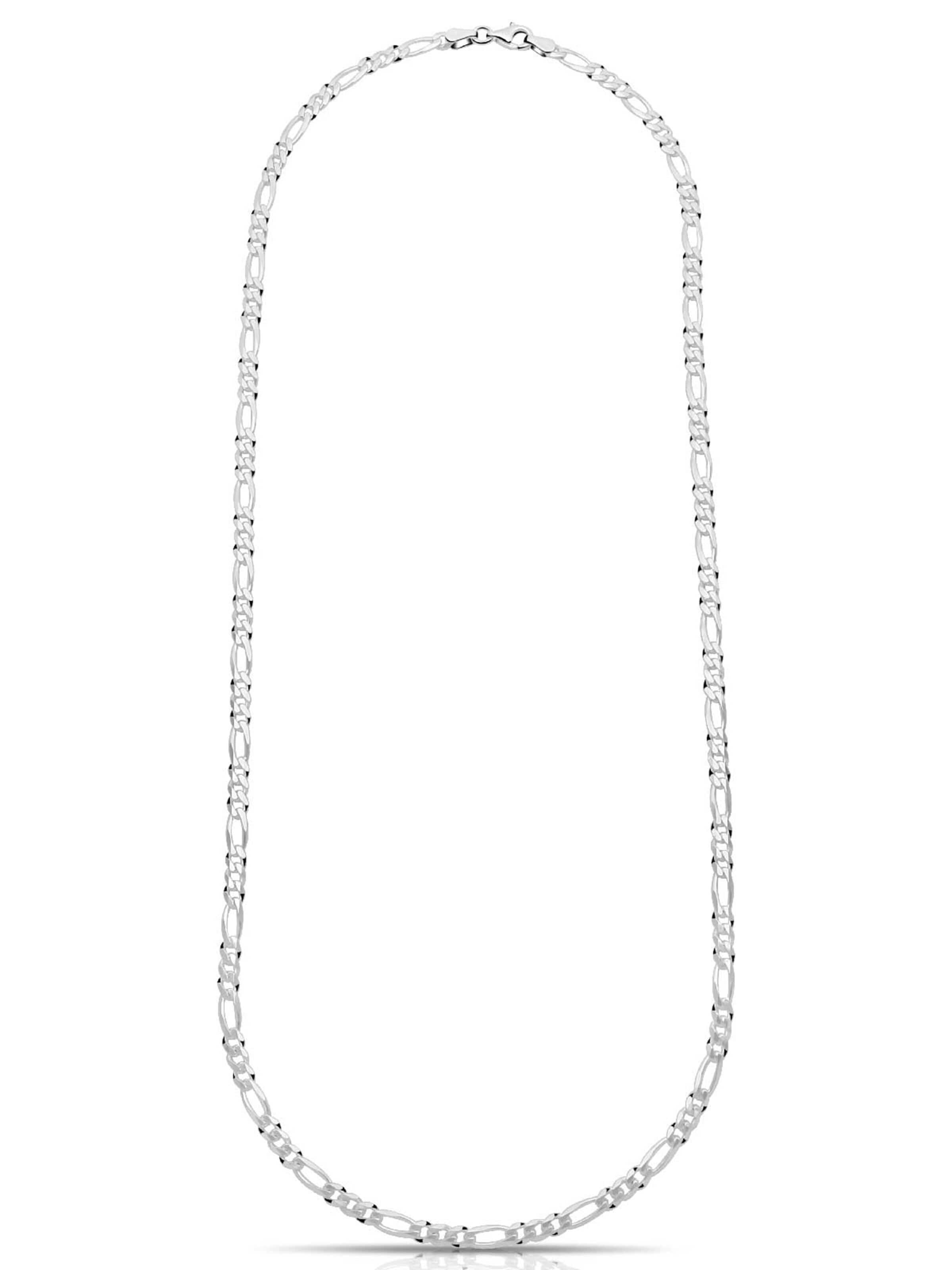 Tony Fein Necklace 'Figaro' in Silver: front