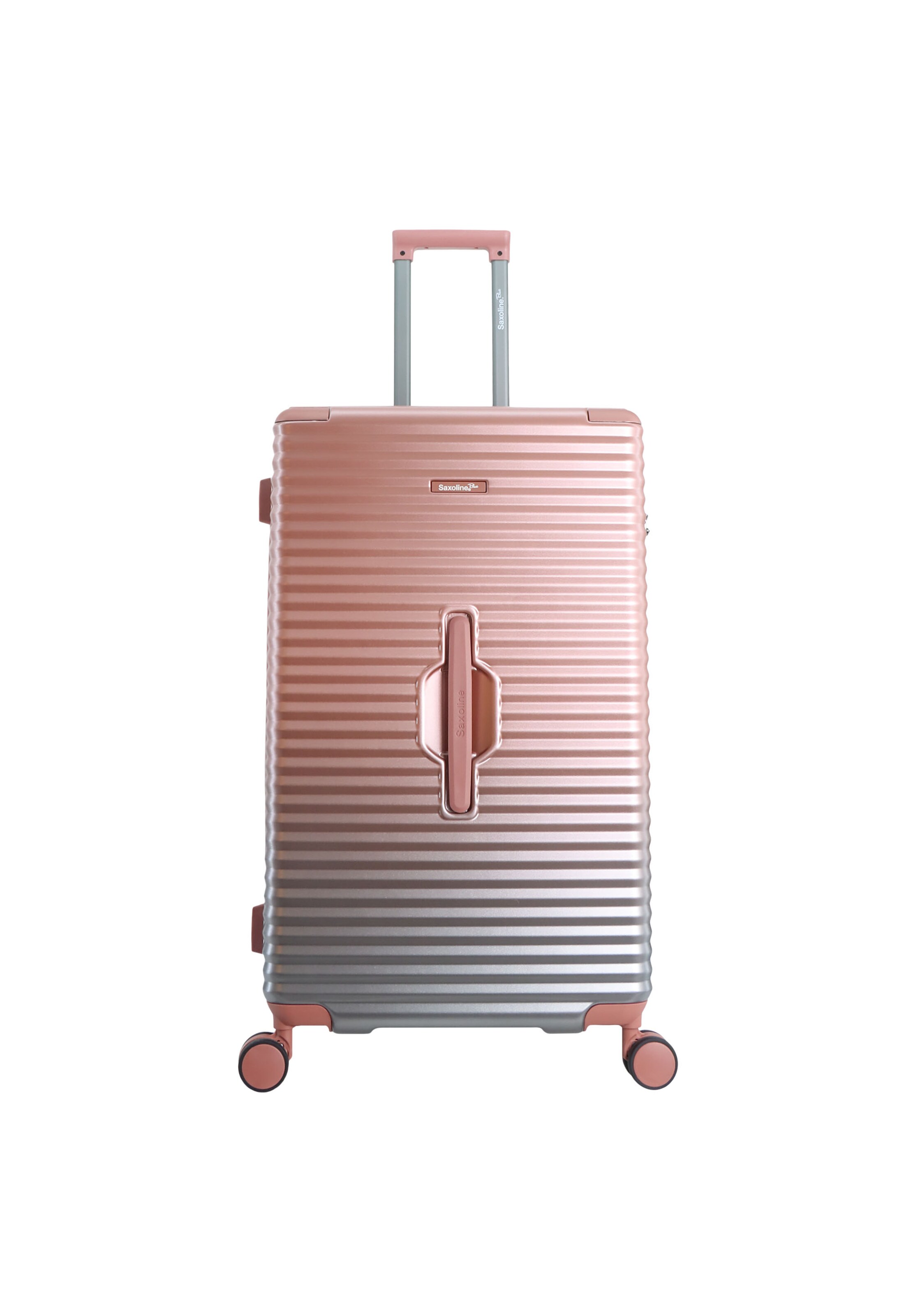 Saxoline Suitcase 'Elite Trunk' in Pink: front