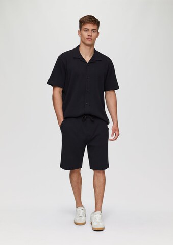 Regular Pantalon QS en noir