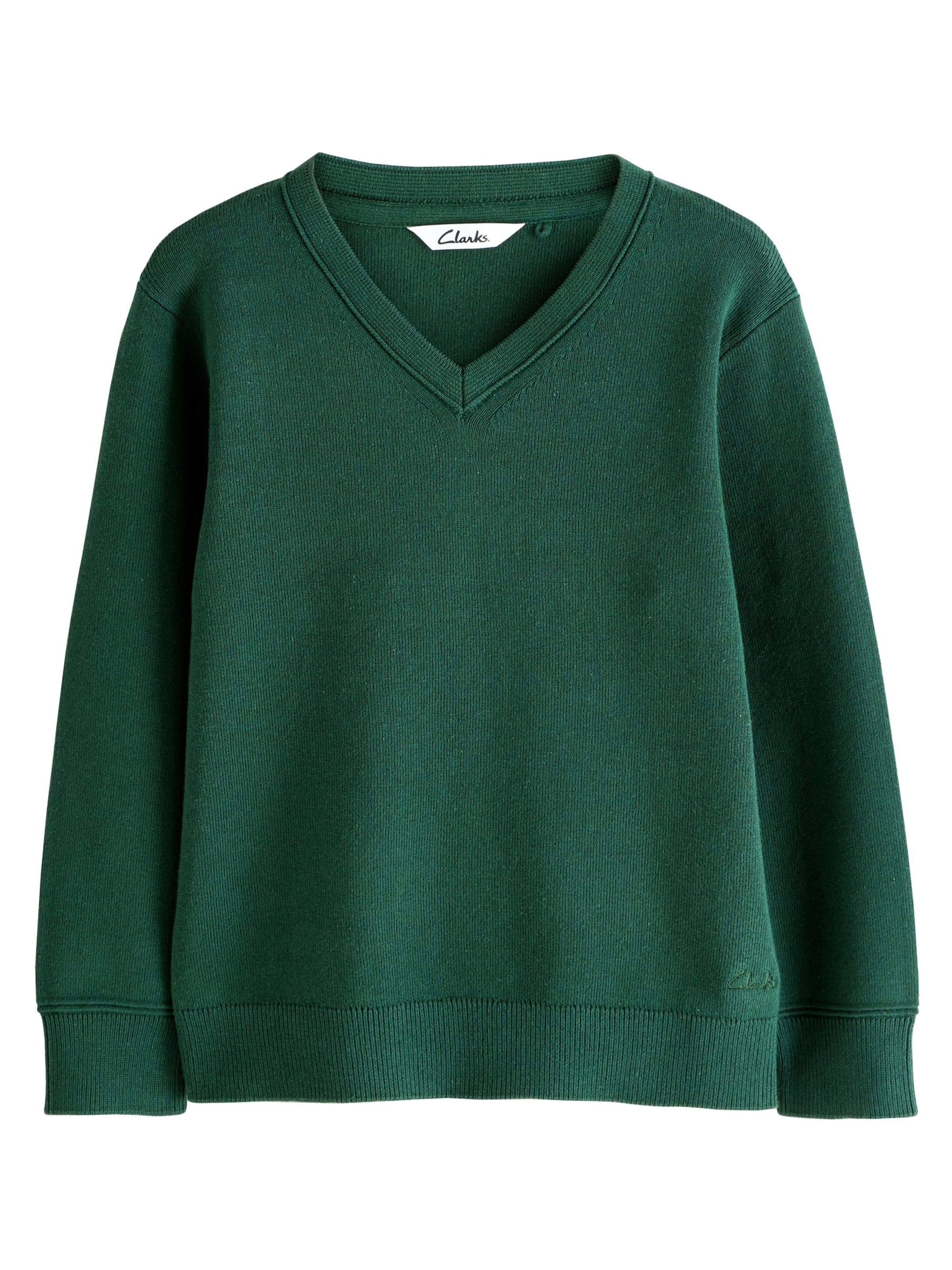 CLARKS Trui in Groen: voorkant