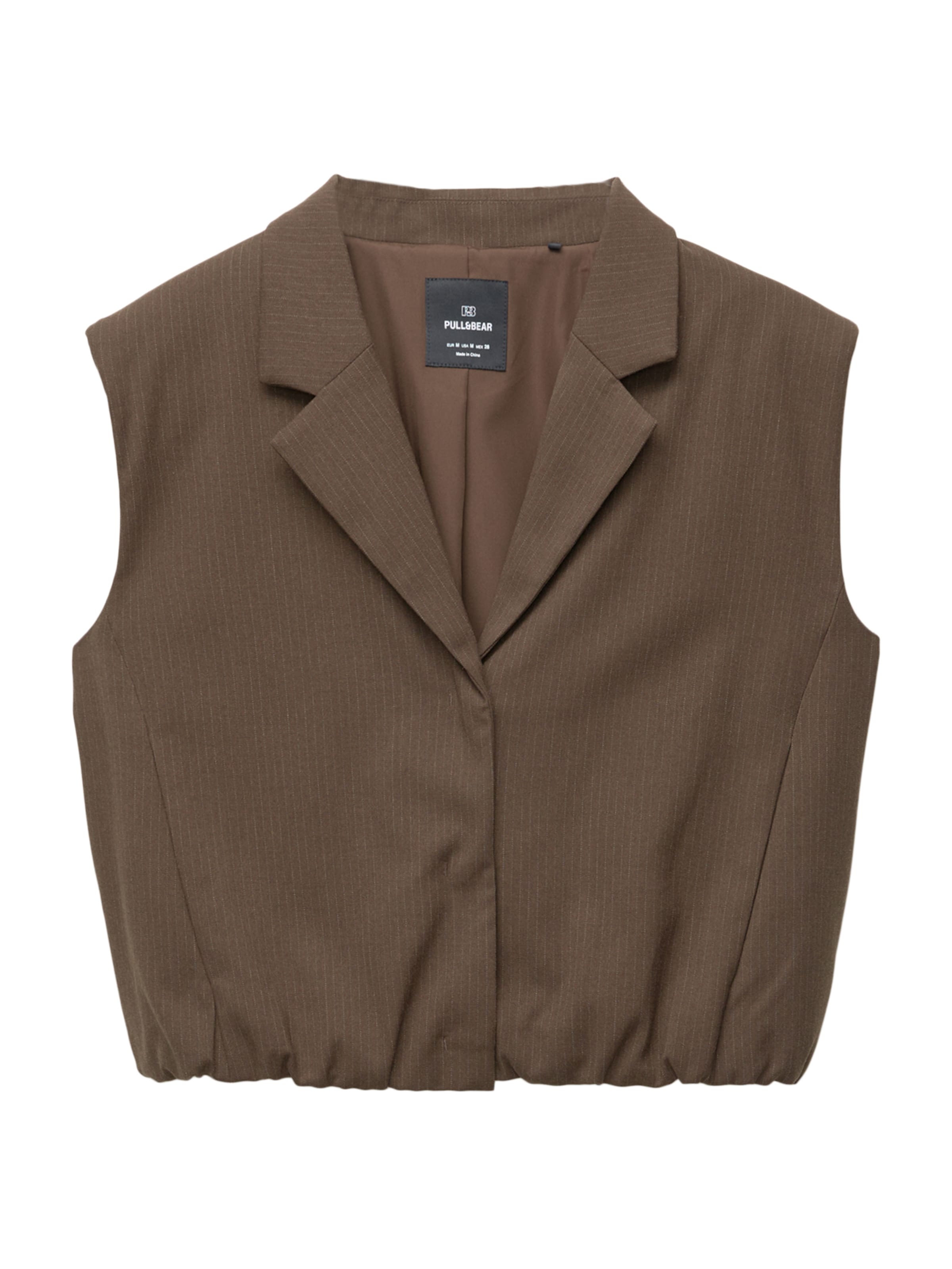 Pull&Bear Vest i brun: forside