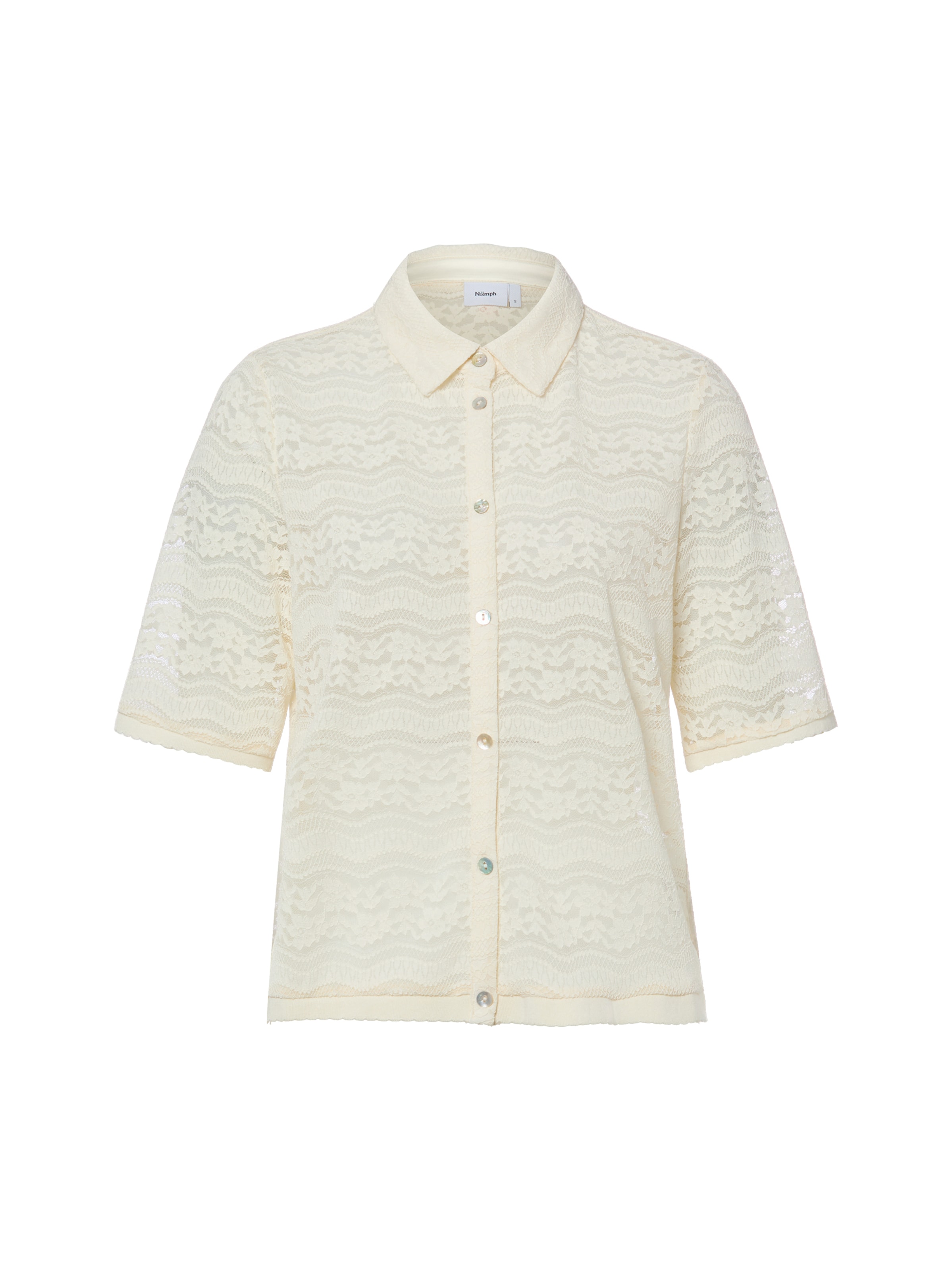 NÜMPH Bluse 'NULavetta' in Beige: Vorderseite