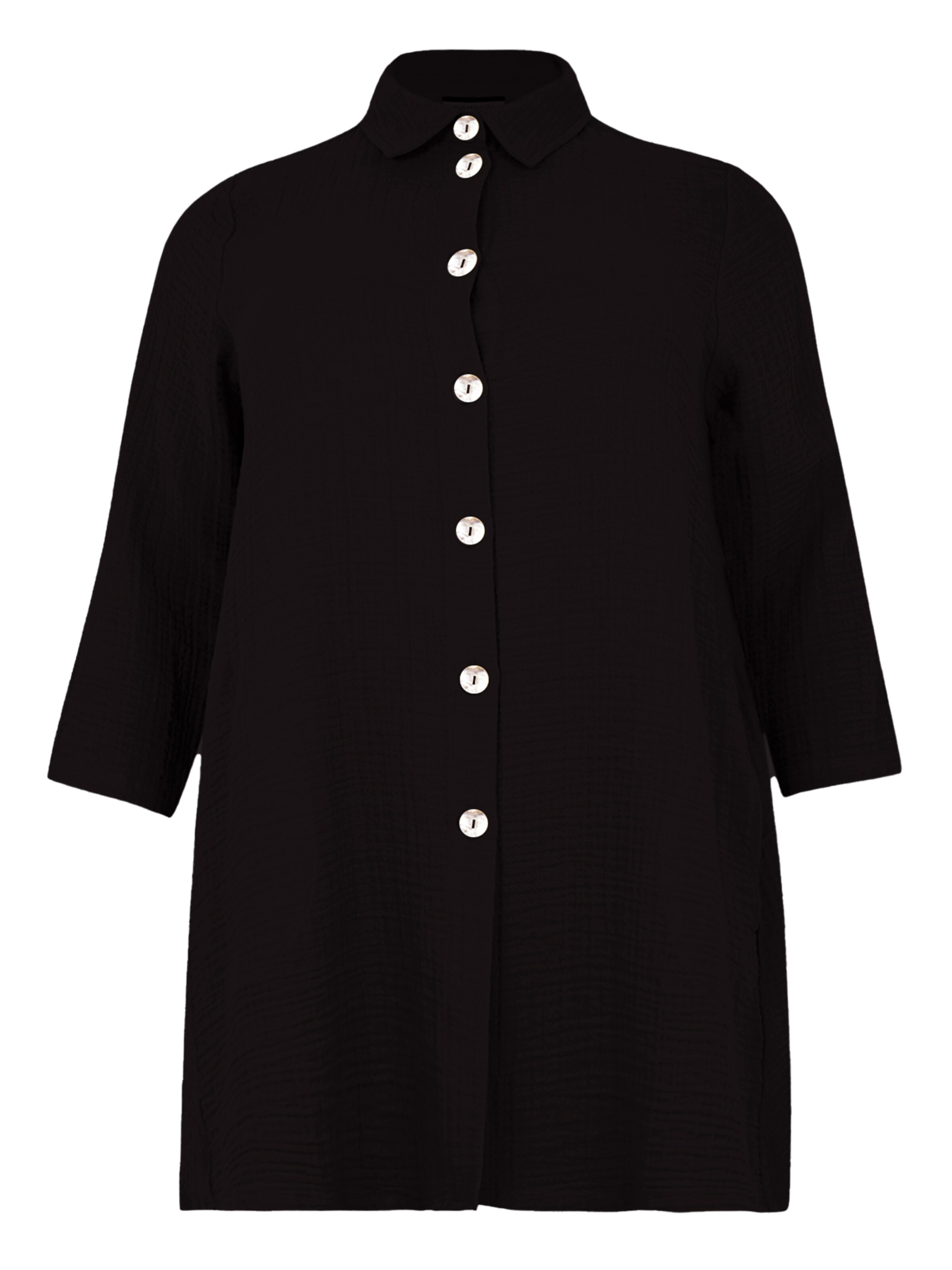 YOEK Blouse in Zwart: voorkant