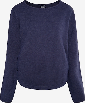 Pull-over DreiMaster Maritim en bleu : devant