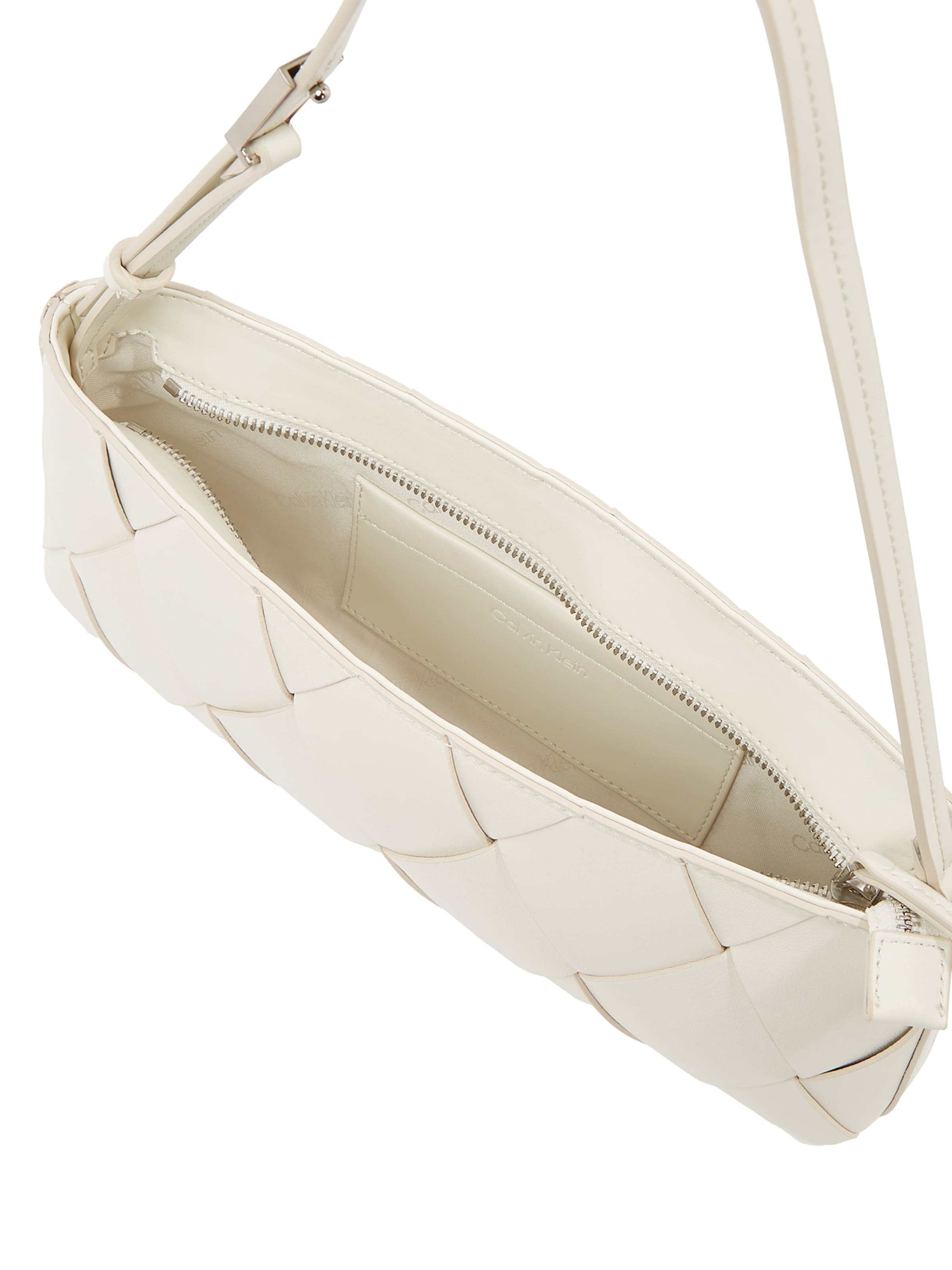 Calvin Klein Наплечная сумка в Белый: сверху