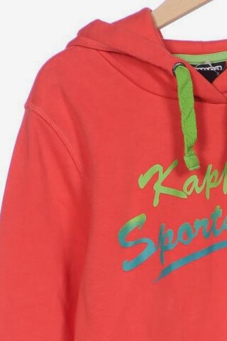 KAPPA Sweatshirt & Zip-Up Hoodie in L in Red