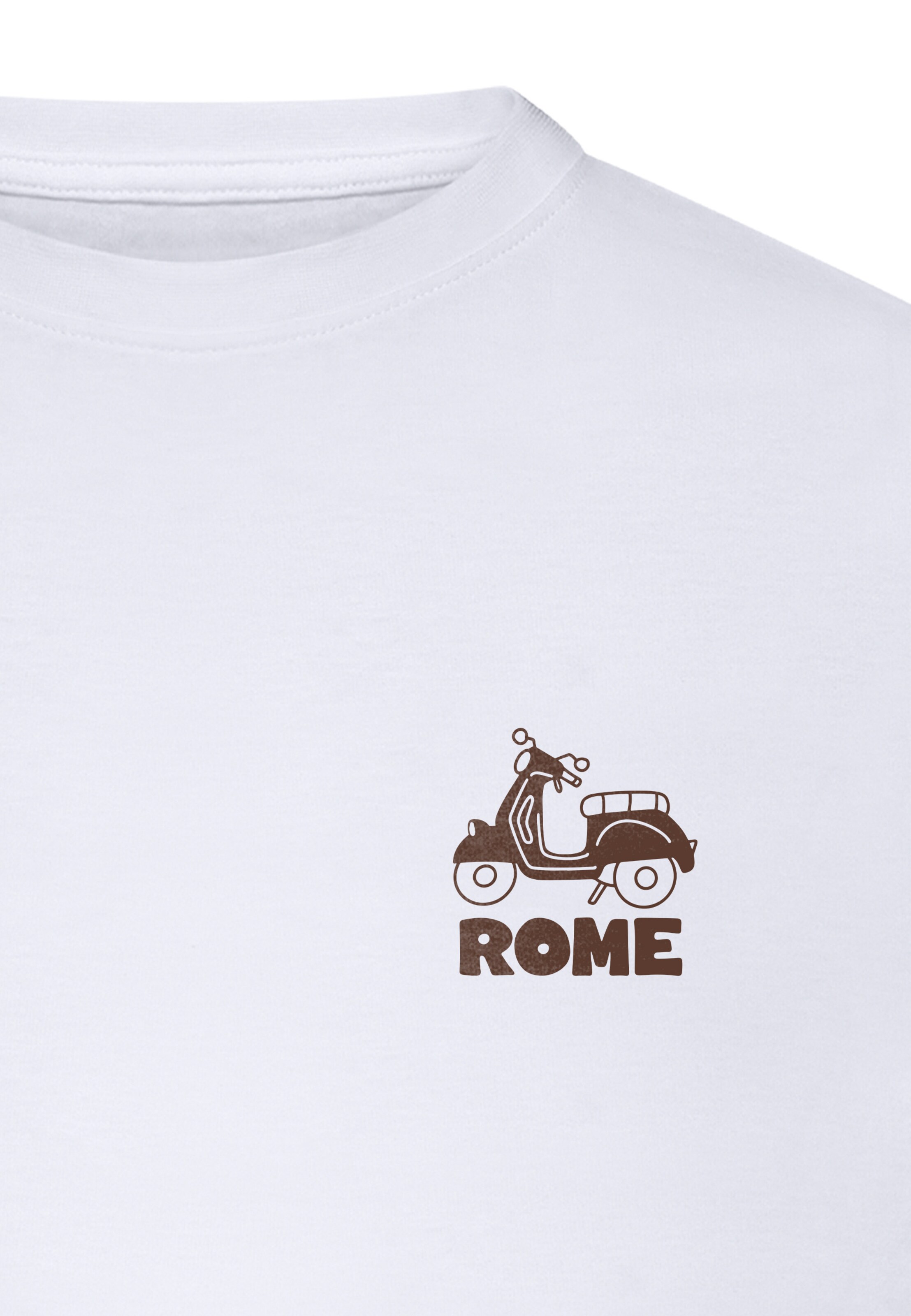 Mister Tee Koszulka 'Roman Souvenirs' w kolorze biały