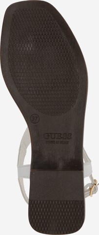 Tongs 'MIRY' GUESS en blanc