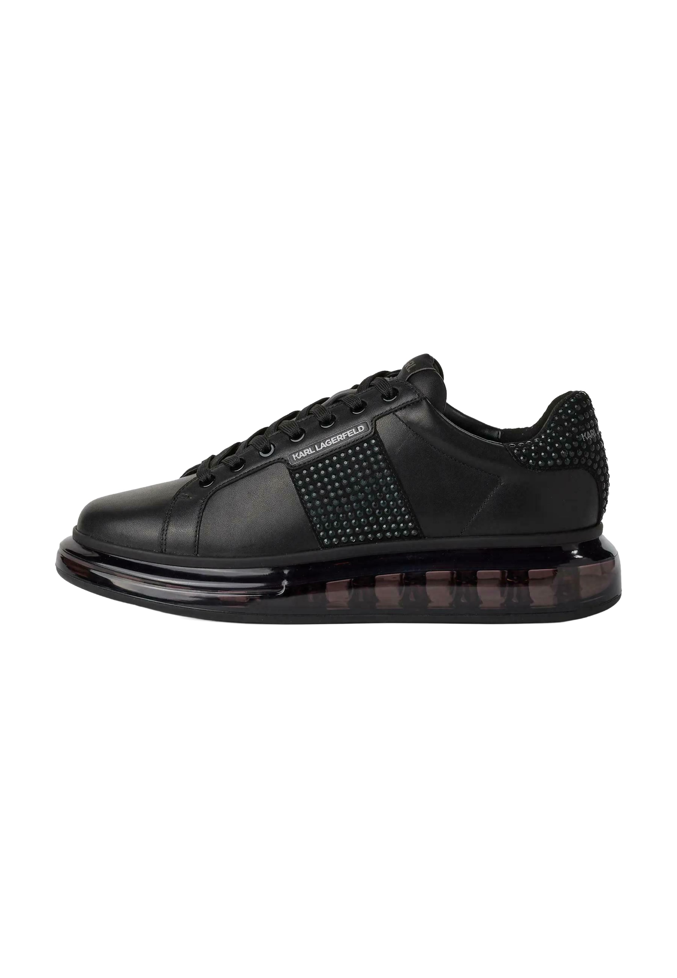 Karl Lagerfeld Sneakers laag in Zwart: voorkant