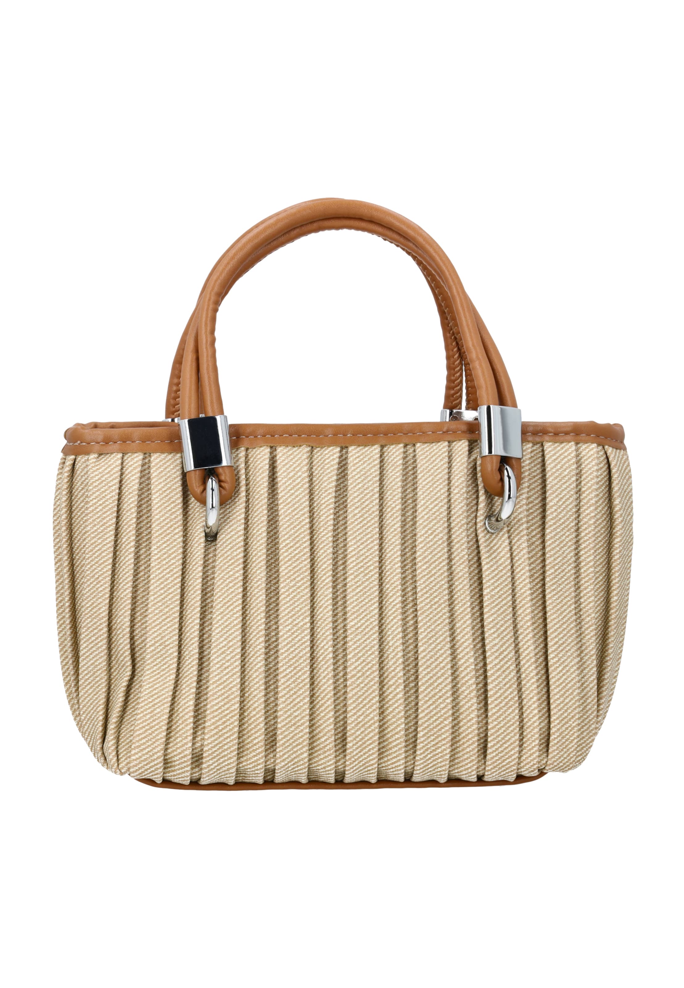 Usha - Bolso de mano en beige: frente