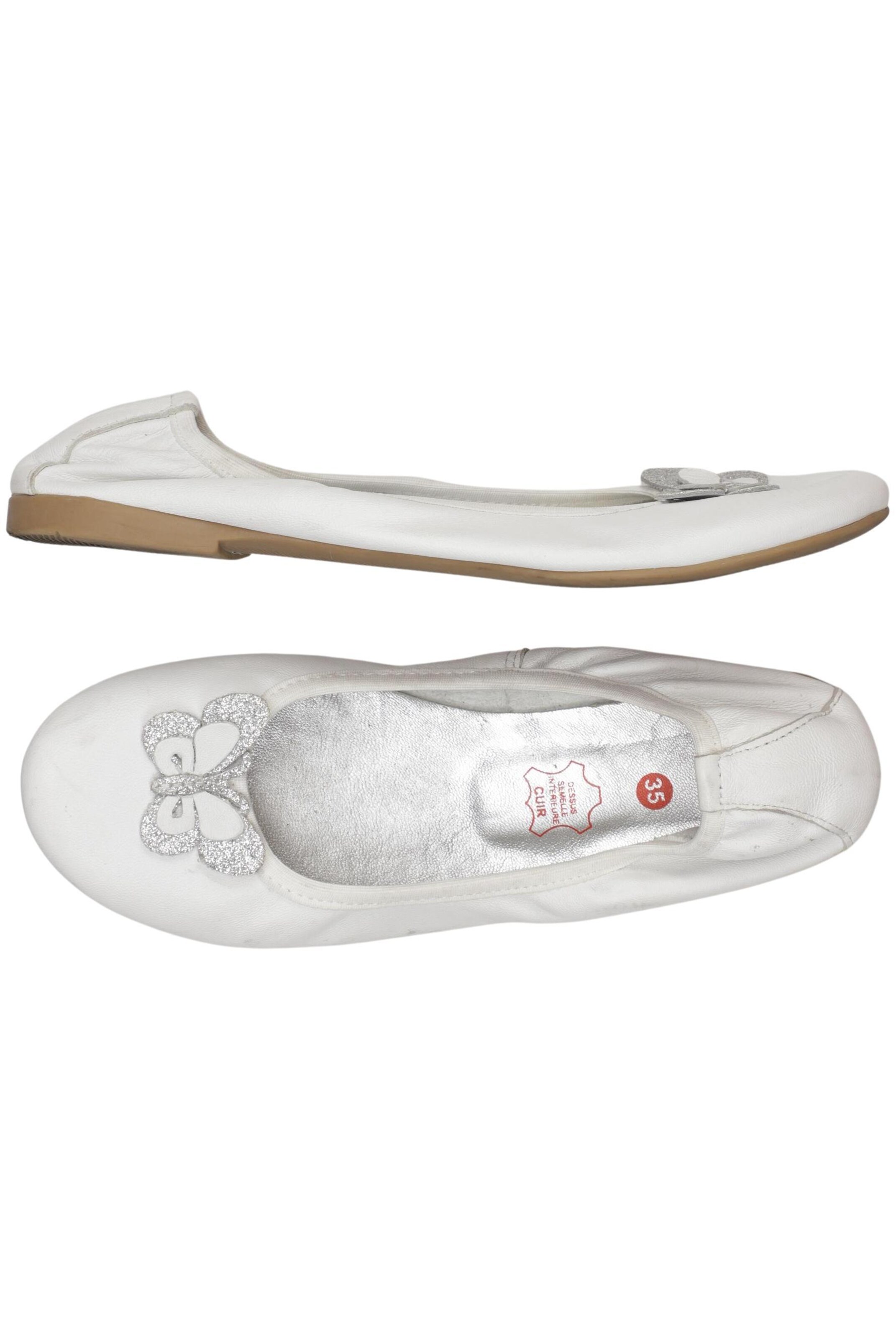 NAF NAF Flats & Loafers in 35 in White: front