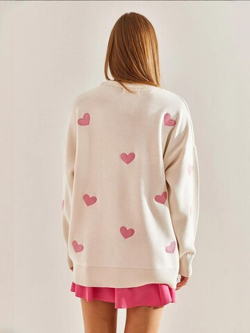 Bianco Lucci - Pullover oversized em bege