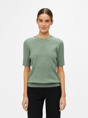 OBJECT Пуловер 'Noelle' в зелено: отпред