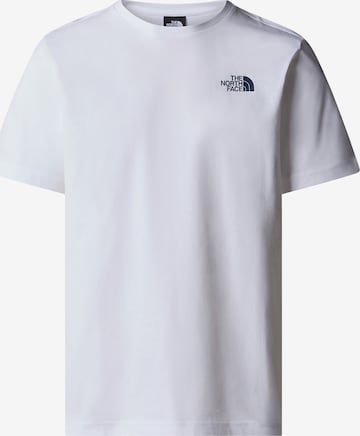 THE NORTH FACE Shirt 'Redbox' in White: front