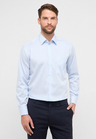 ETERNA Comfort Fit Hemd in Blau: Vorderseite