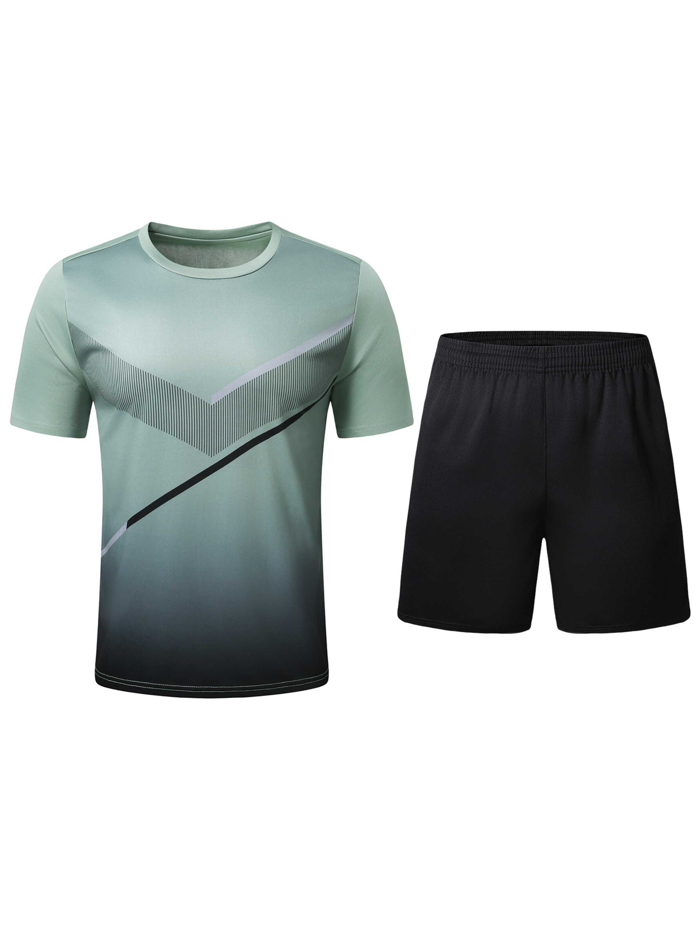 YOUTHUP Tracksuit 'Stichdicht' in Green: front
