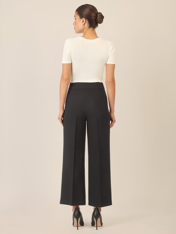 APART Regular Pleated Pants in Black