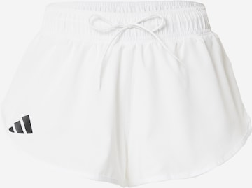 ADIDAS PERFORMANCE Normalny krój Spodnie sportowe 'Club ' w kolorze biały: przód