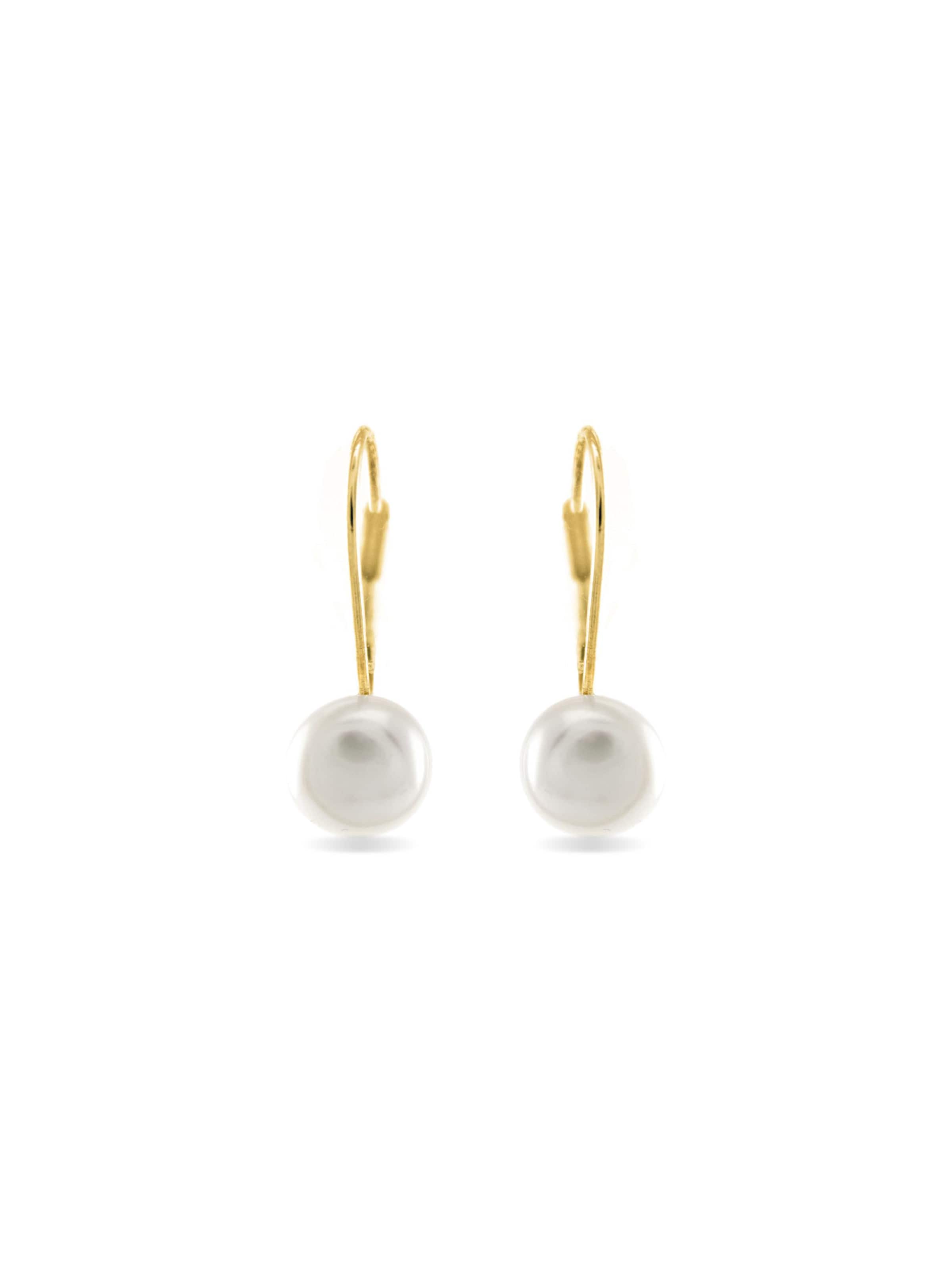 Luxenter Oorbellen 'Essential' in de kleur Wit, Productweergave