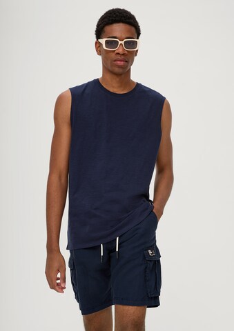 QS Regular Shorts in Blau