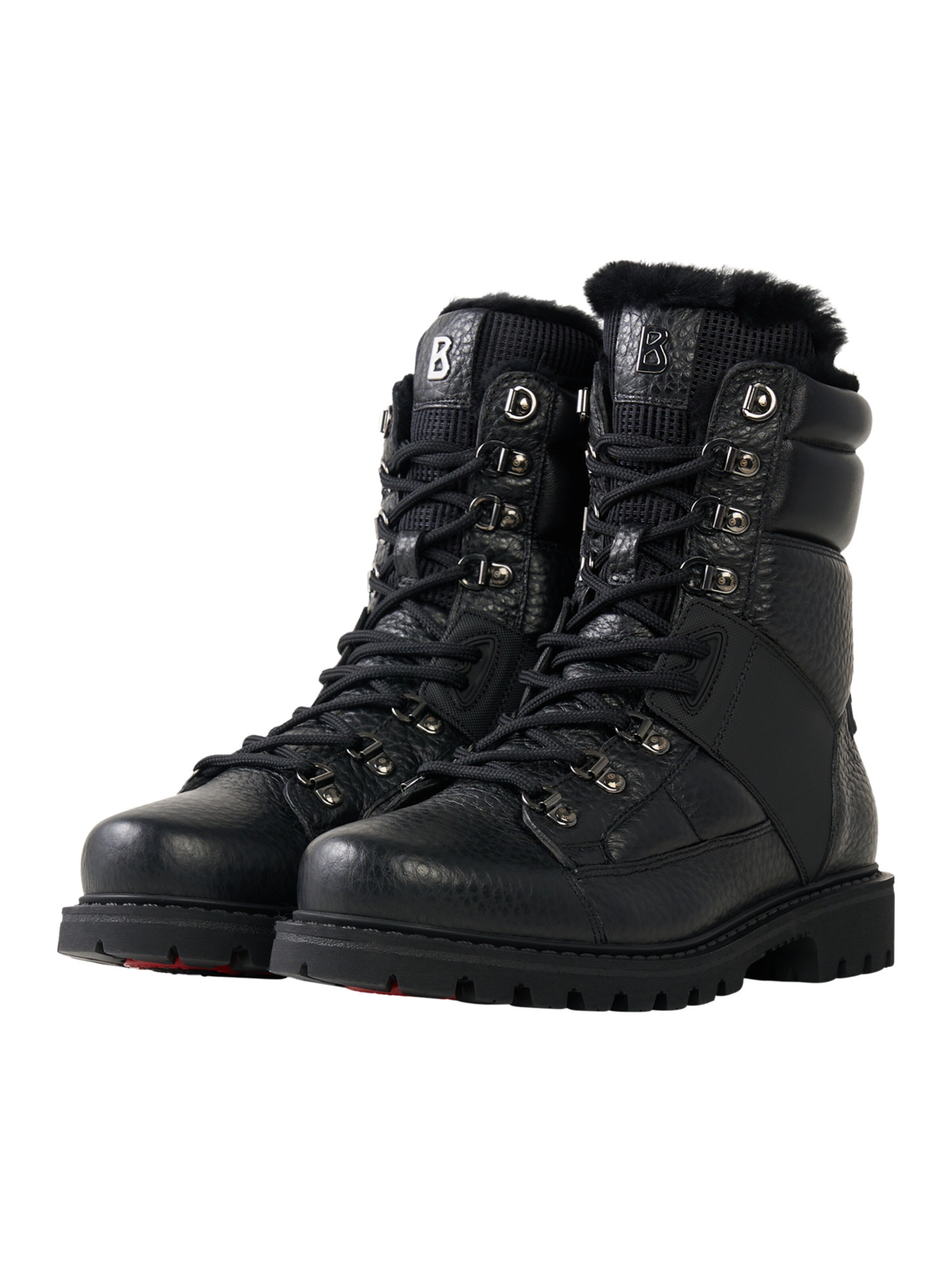 BOGNER Schnürstiefel 'Helsinki ' in Schwarz