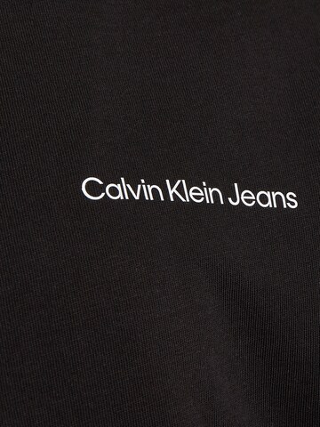 Calvin Klein Jeans Tričko – černá