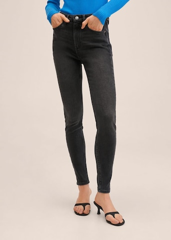 MANGO Skinny Jeans 'SOHO' in Grijs: voorkant