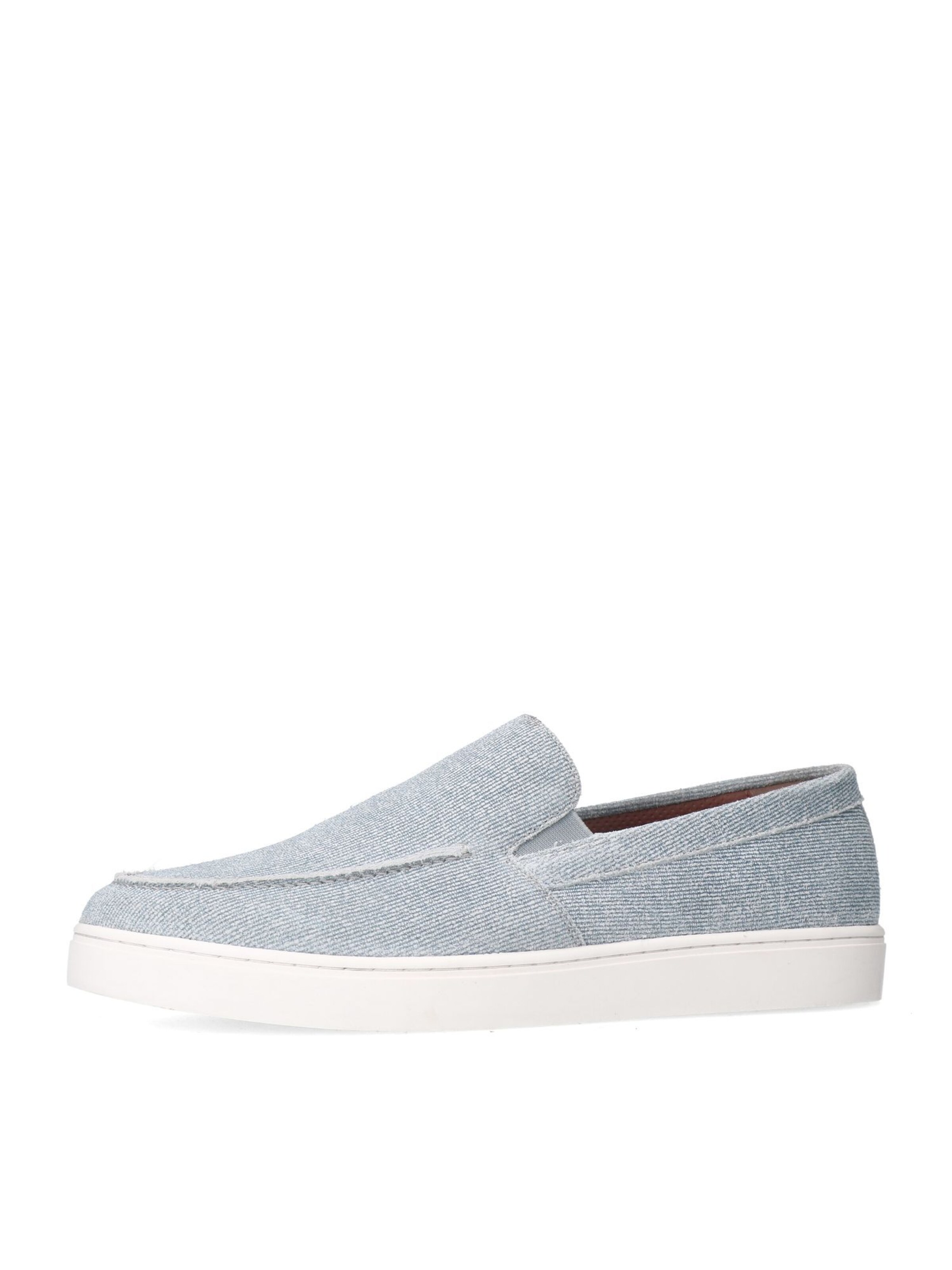 MANFIELD Moccasins in Blue: front