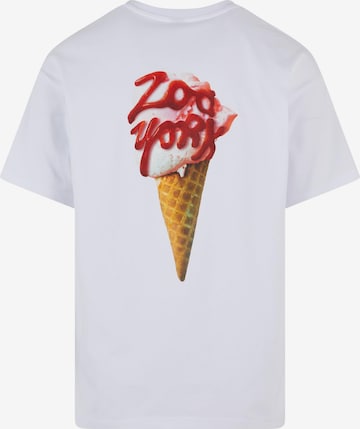 ZOO YORK Shirt 'Icecream' in Weiß