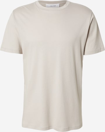 DAN FOX APPAREL Regular fit Majica 'Piet' | siva barva: sprednja stran