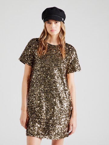 PIECES Cocktail dress 'PCSERENA' in Gold: front