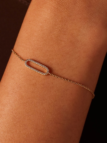 Bracelet Lucardi en or : devant